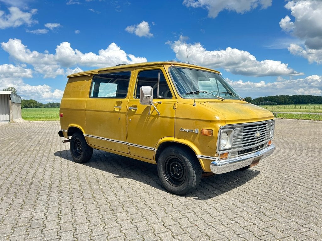 1973 Chevrolet G10 5.7 V8 Shorty!, Auto's, Chevrolet, Automaat, 8 cilinders, Particulier, Chevy Van