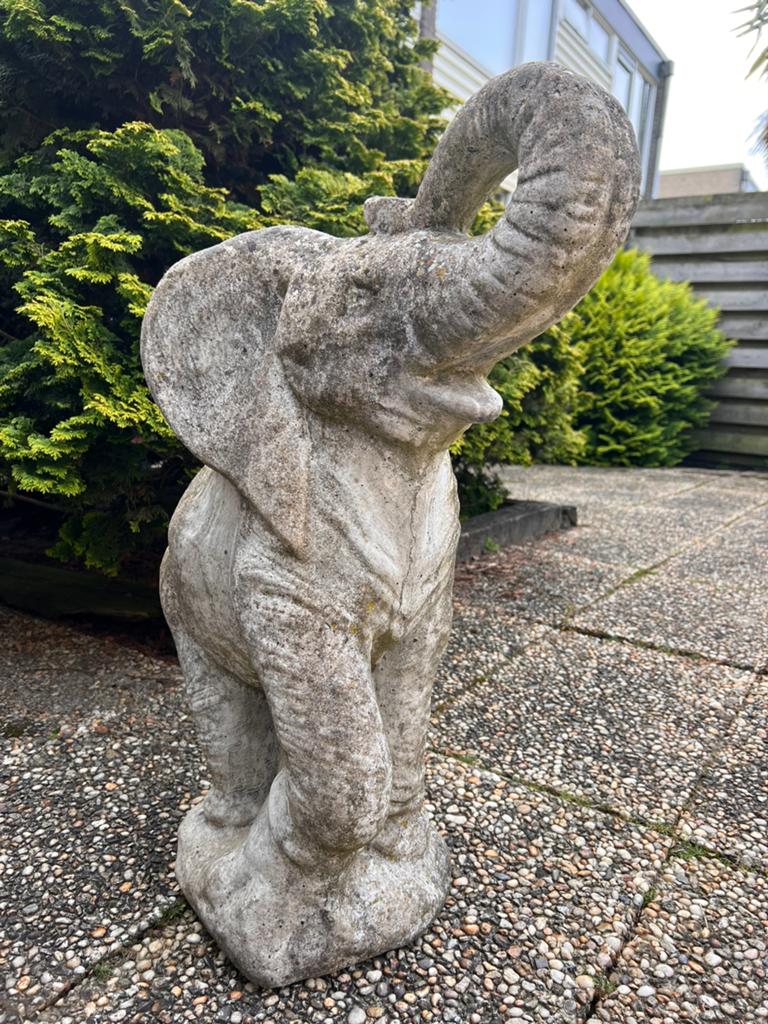 OLIFANT - 77CM HOOG - HEEL ZWAAR, Tuin en Terras, Tuinbeelden, Ophalen
