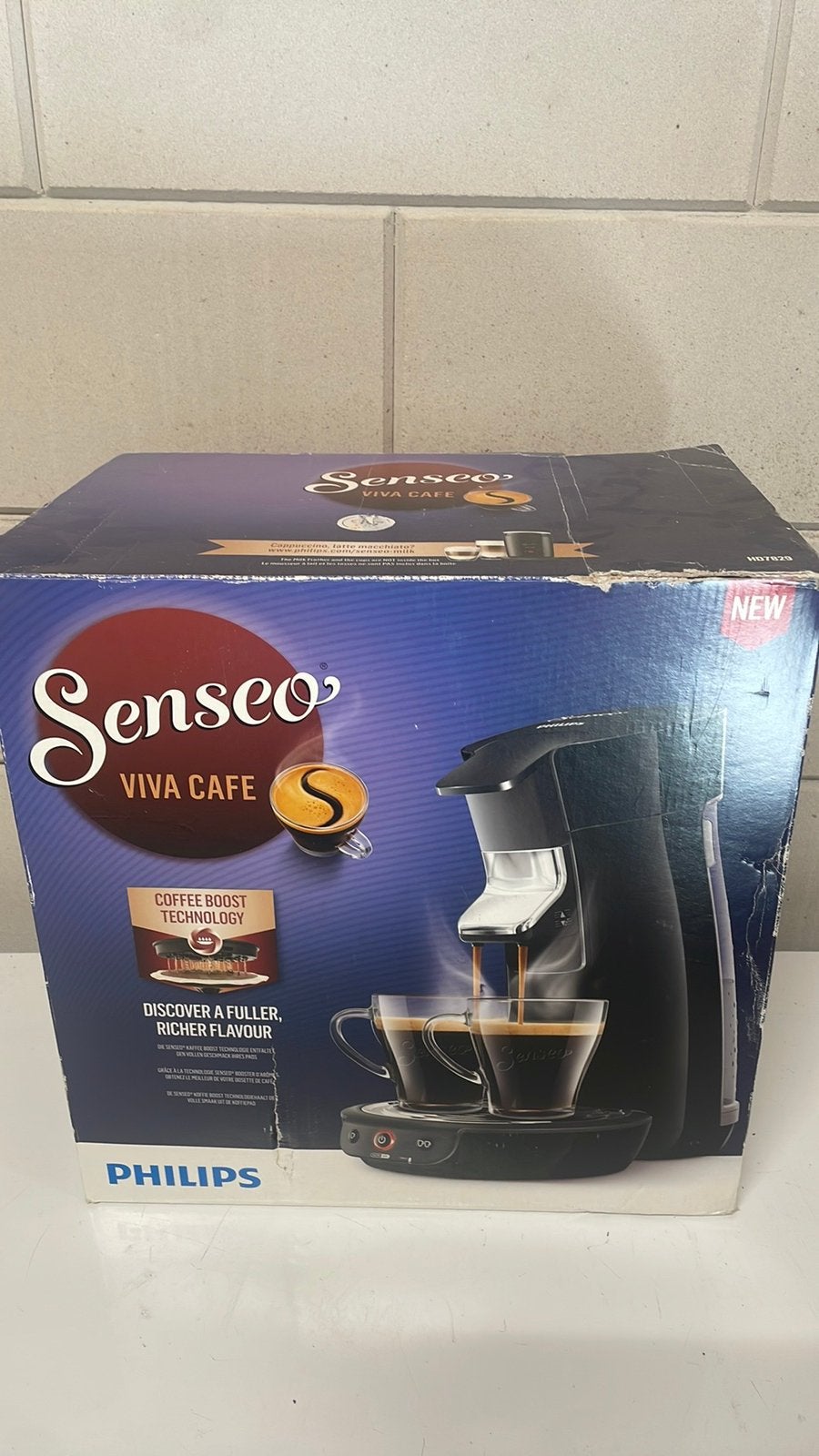 Senseo koffiezetapparaat, Ophalen, Gebruikt, Koffiemachine, Koffiepads en cups