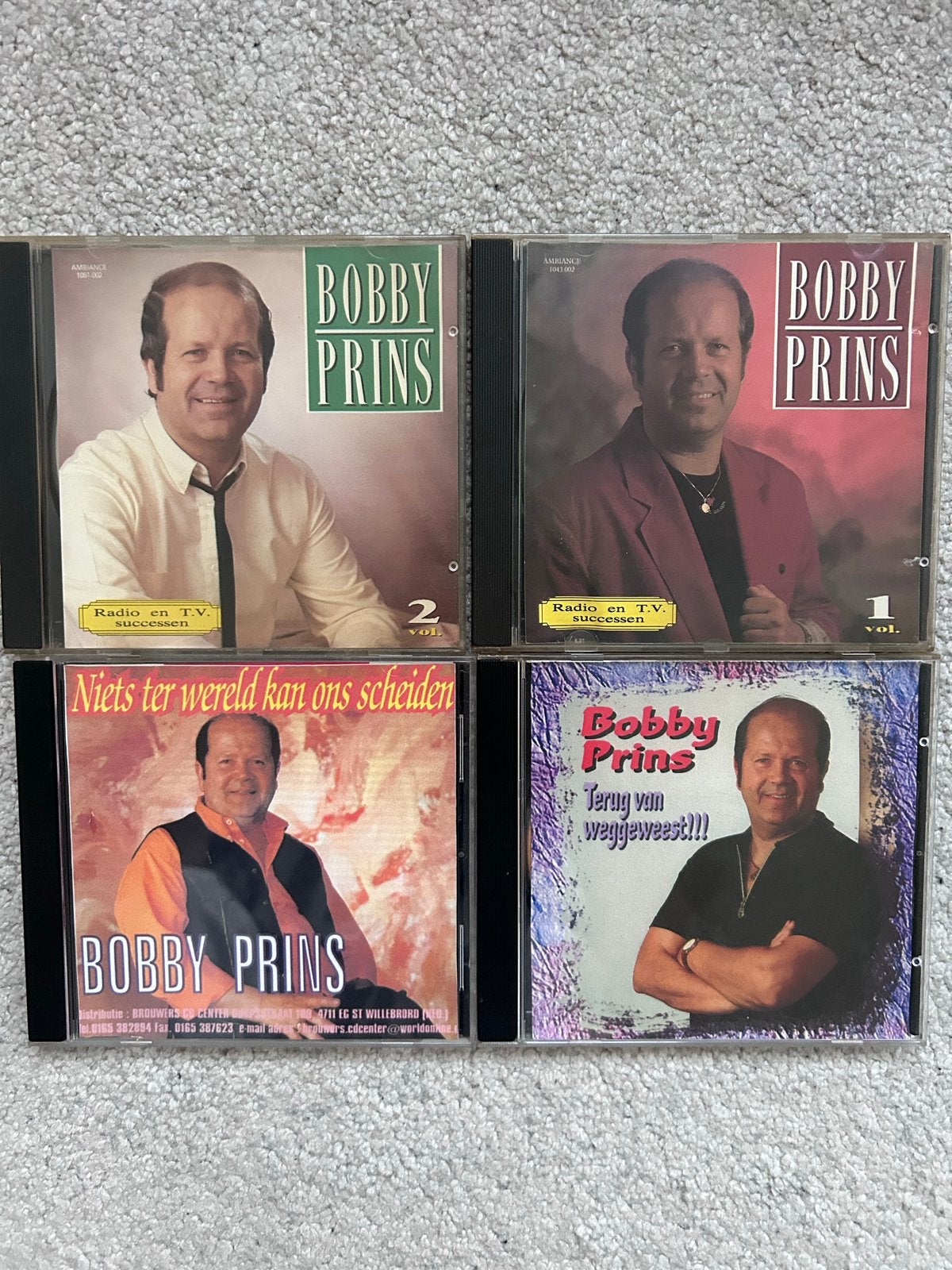 Bobby Prins CD's - 4 stuks, Gebruikt, Inclusief doosje, Album, Schlager