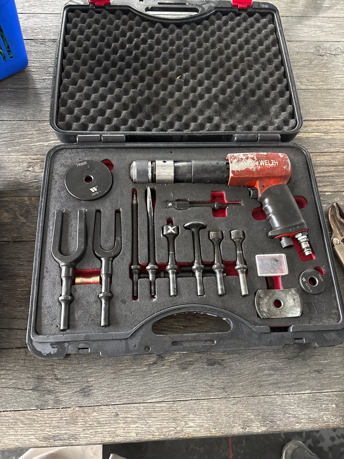WELZH 60039 Pneumatische Kogelgewricht Separator Set, Ophalen of Verzenden, Zo goed als nieuw