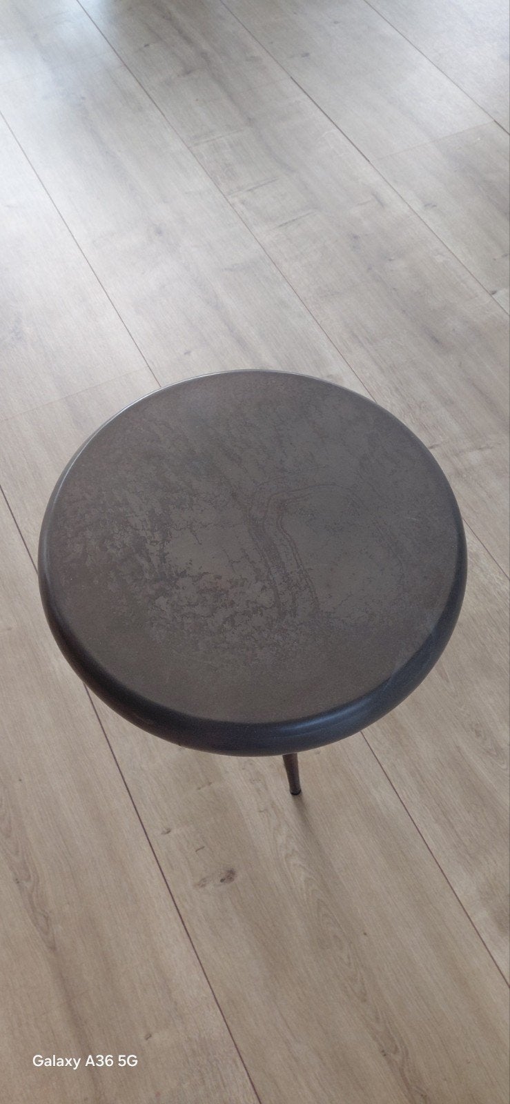 Metalen bijzettafel van Loods 5, Gebruikt, Metaal of Aluminium, Rond, Ophalen