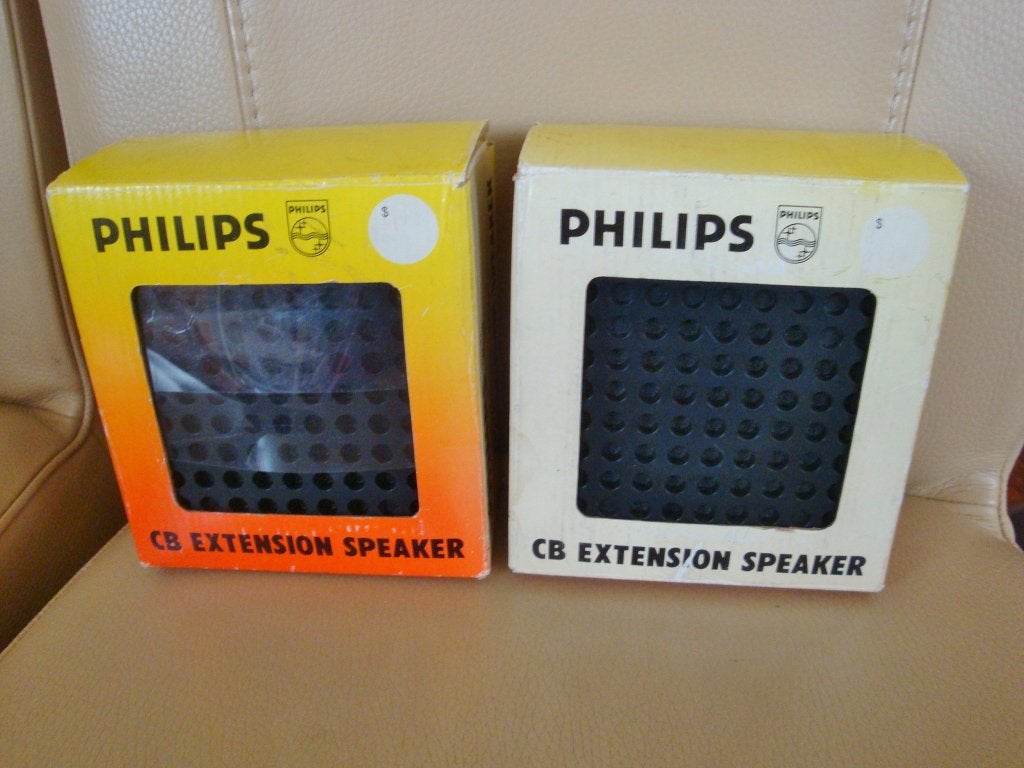 Zeer unieke Philips AD-555 CB extention speakers NOS, Antiek en Kunst, Ophalen of Verzenden