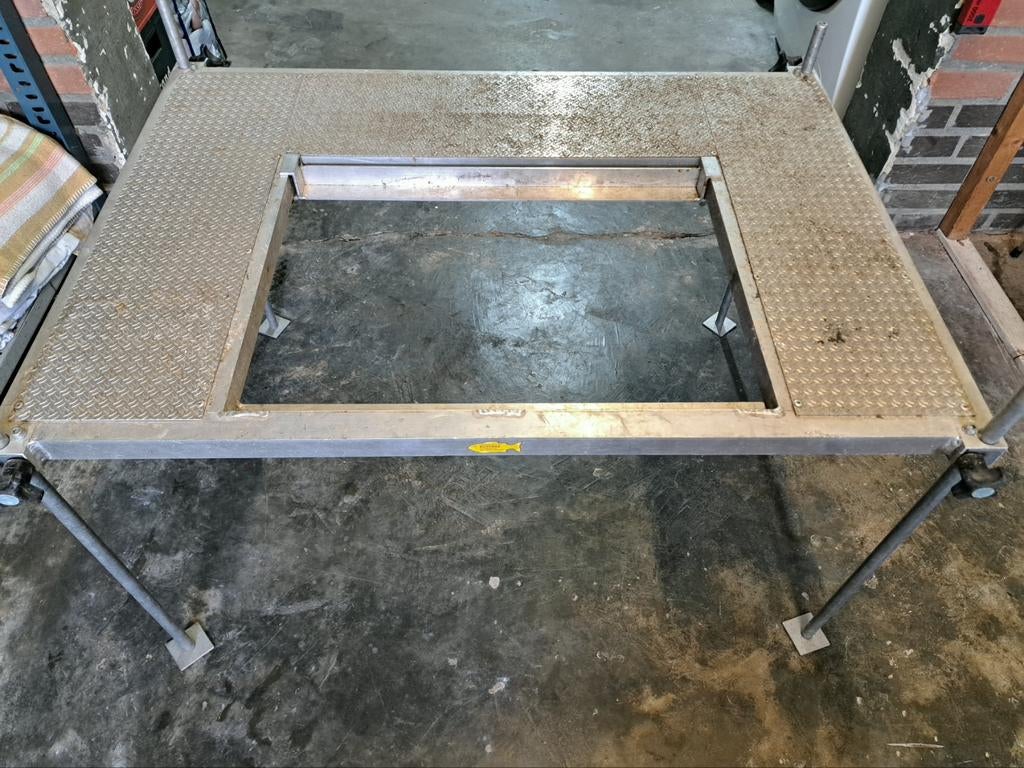 Visvlonder aluminium extra groot, Ophalen, Gebruikt, Overige typen
