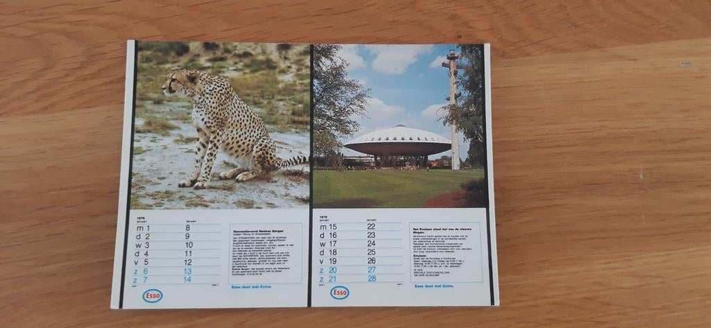 Evoluon Eindhoven Beekse bergen Esso reclame kaart, Ophalen of Verzenden, 1980 tot heden, Ongelopen, Noord-Brabant