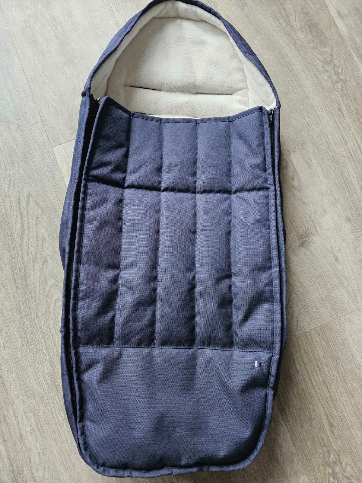 Dubatti verzorgingstas + voetenzak blauw, Kinderen en Baby's, Ophalen of Verzenden, Zo goed als nieuw, Blauw