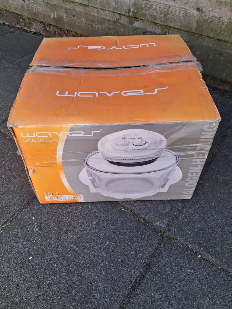 Waves airfryer - 12 L, Ophalen, Minder dan 45 cm, Minder dan 45 cm, Hete lucht