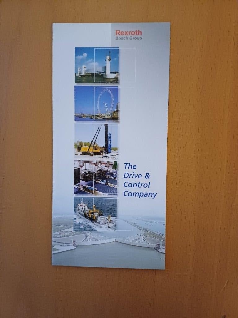 Folder Rexroth Bosch Group The Drive & Control Company, Ophalen of Verzenden, Gelezen, Tractor en Landbouw
