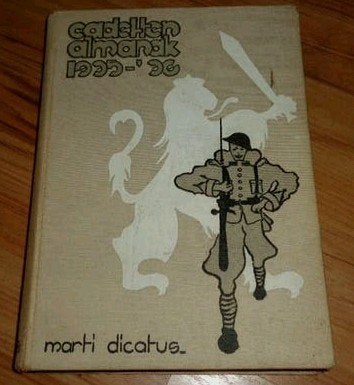 1935 1936 NL leger Cadetten almanak, Verzamelen, Verzenden, Landmacht, Nederland, Boek of Tijdschrift