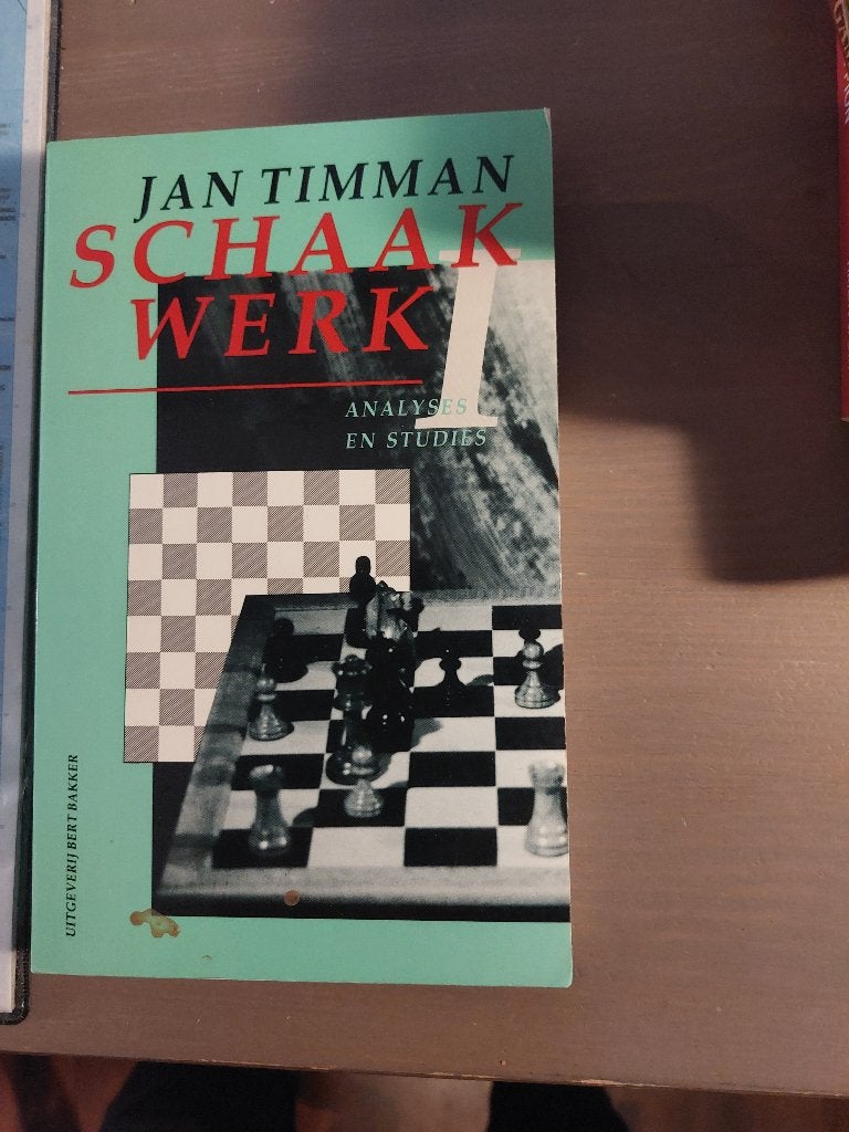 Schaakwerk 1 - Jan Timman, Gelezen, Jan Timman, Ophalen of Verzenden, Denksport