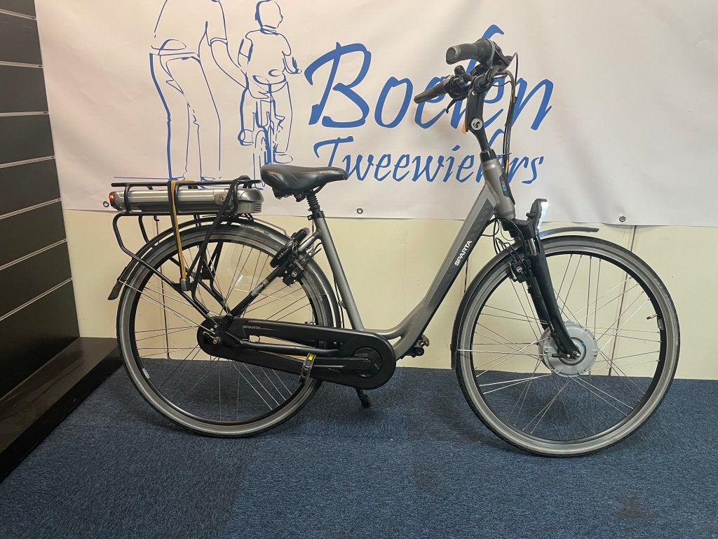 Sparta F8E E-Bike Damesfiets 28/48cm 8v 500w accu LAAG FRAME, Ophalen, Sparta, Sparta, 47 tot 51 cm