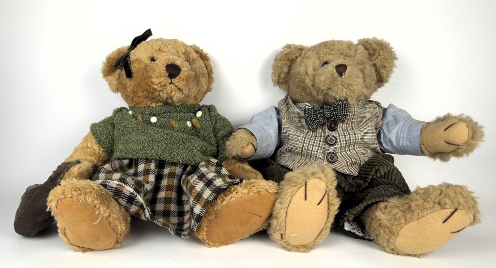 Prachtige Set Vintage Russ Teddyberen, Beer, Ophalen of Verzenden, Zo goed als nieuw, Middelgroot (20 tot 80 cm)