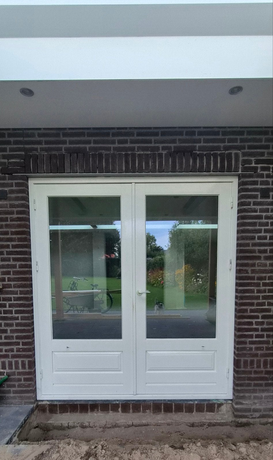 dubbele deuren HR++ glas, Ophalen, 225 cm of meer, Overige typen, Zo goed als nieuw