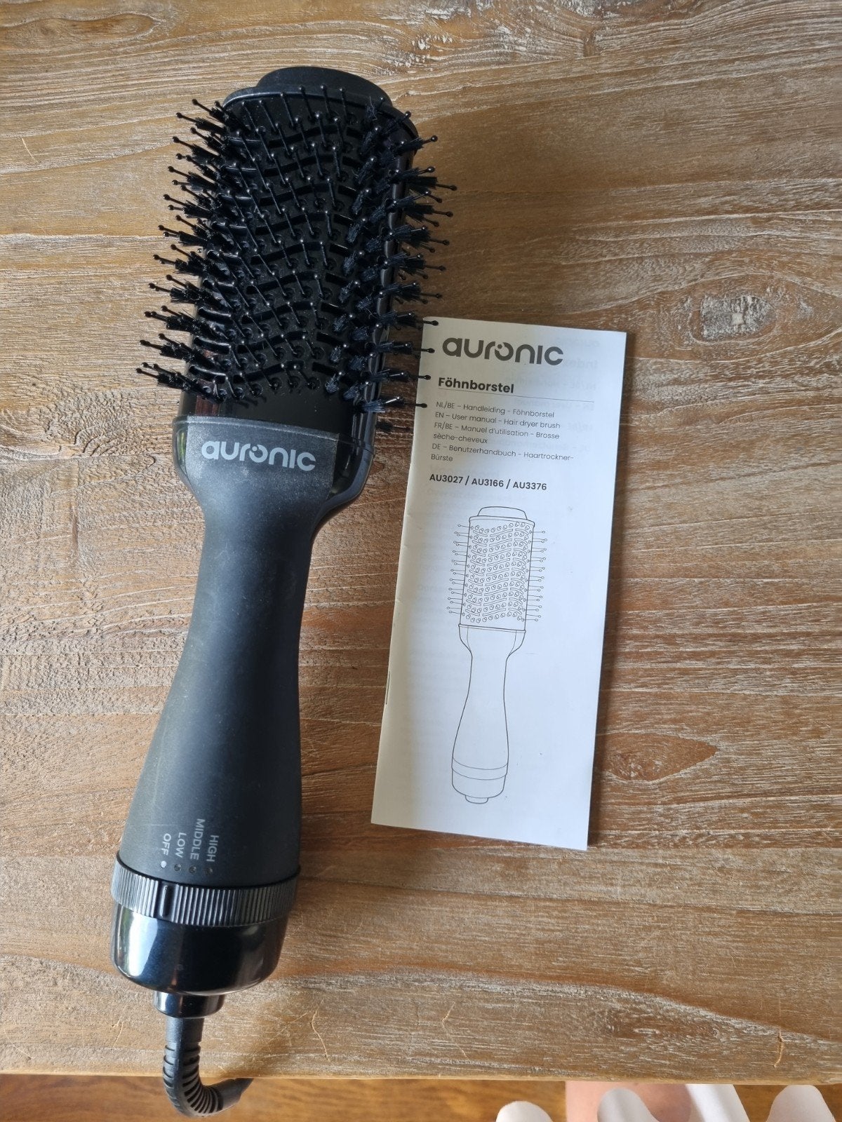 Auronics Föhnborstel AU3027/AU3166/AU3376, Ophalen of Verzenden, Zo goed als nieuw, Haarverzorging