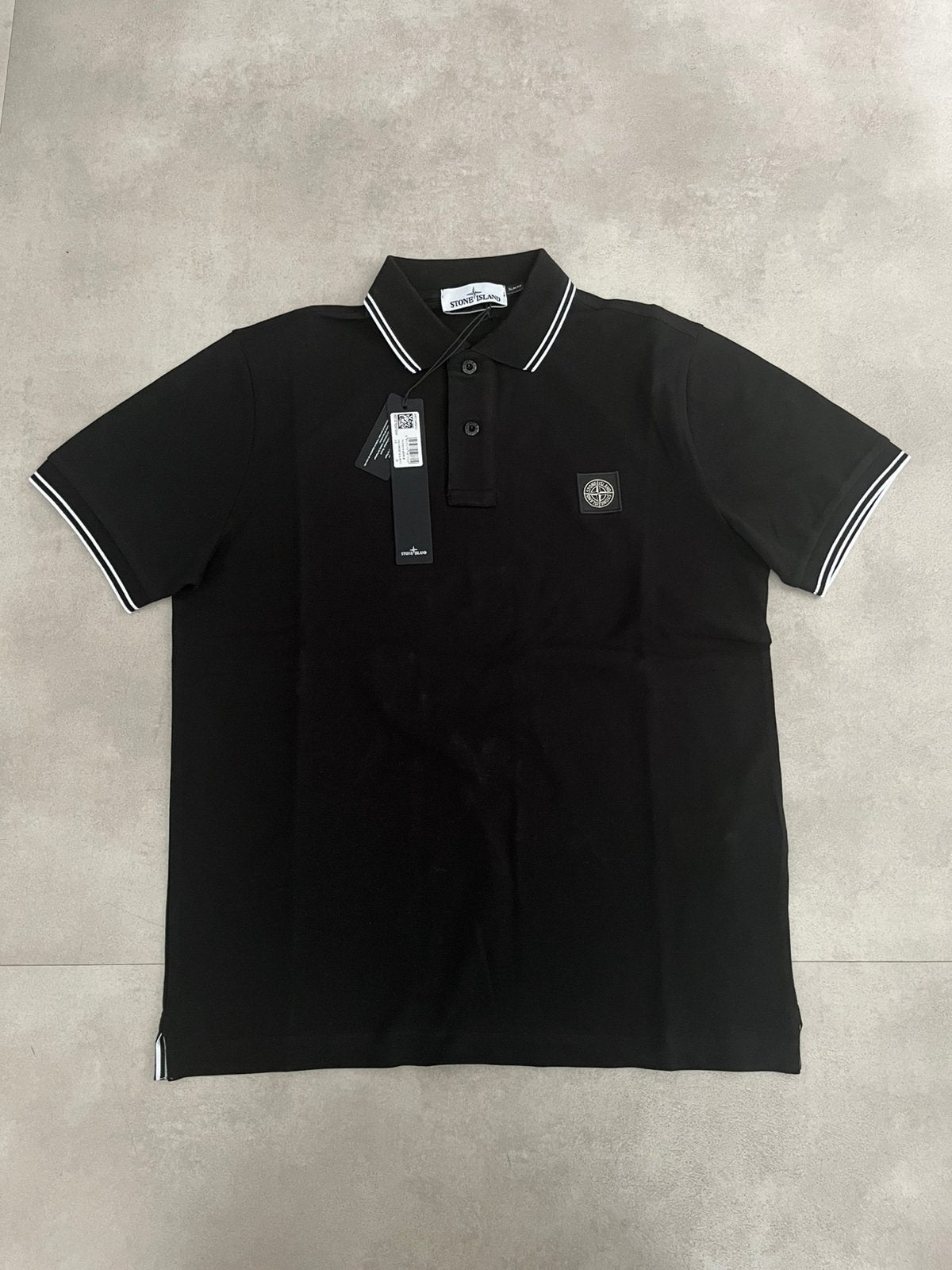 Stone Island Polo, Kleding | Heren, Polo's, Verzenden, Nieuw, Maat 48/50 (M), Zwart