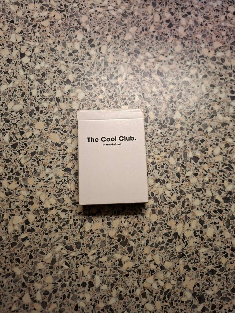 The cool club.Speelkaarten met afb. van beroemde mannen, Verzenden, Zo goed als nieuw, Speeldeck