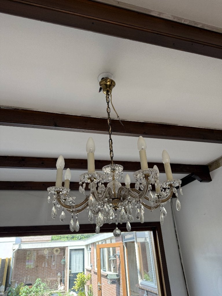 Antieke kroonluchter, Huis en Inrichting, Lampen | Kroonluchters, Ophalen, Gebruikt