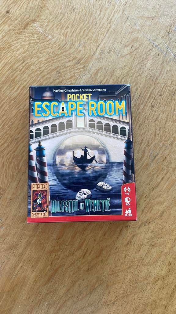 Pocket Escape Room: Diefstal in Venetië, Vijf spelers of meer, Ophalen of Verzenden, Zo goed als nieuw