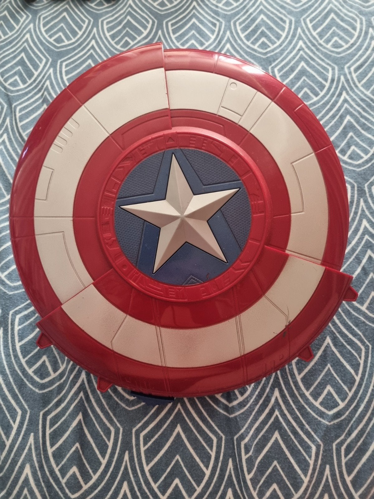 Schild captain america, Ophalen, Gebruikt