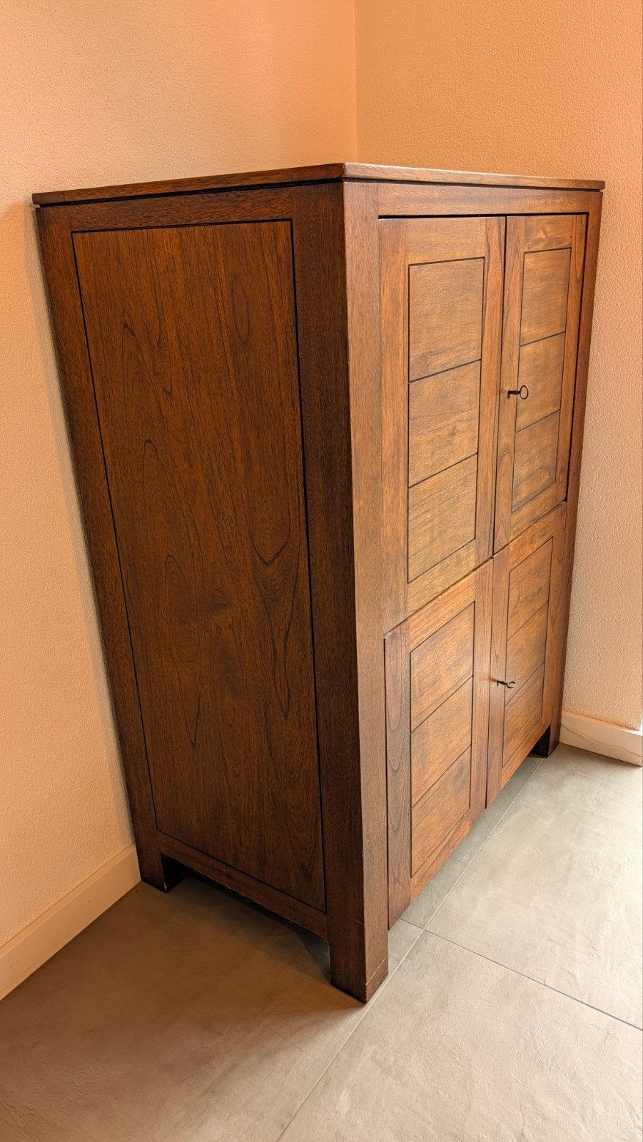 Computer/TV kast koloniale stijl, Ophalen, Gebruikt, 70 tot 120 cm, Koloniaal?
