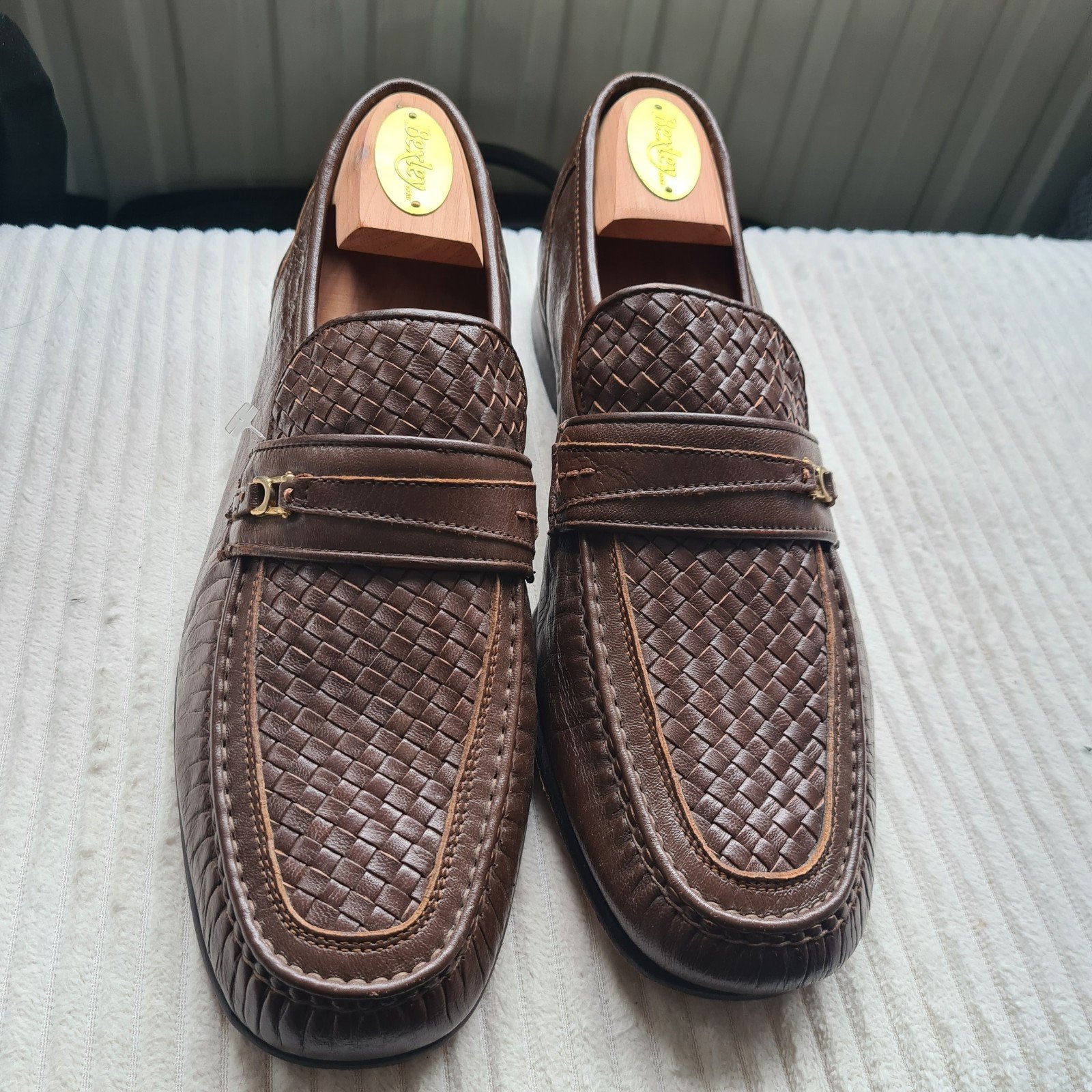 Sergio Moretti bruine leren loafers - Maat 44, Kleding | Heren, Loafers, Bruin, Nieuw, Ophalen of Verzenden