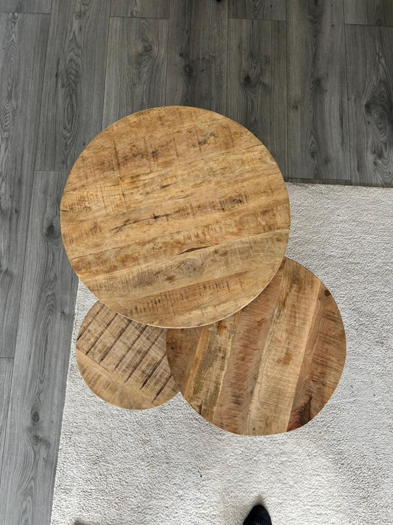 Gebruikte salontafel, Huis en Inrichting, Tafels | Salontafels, Ophalen, Gebruikt, 100 tot 150 cm, 50 tot 100 cm