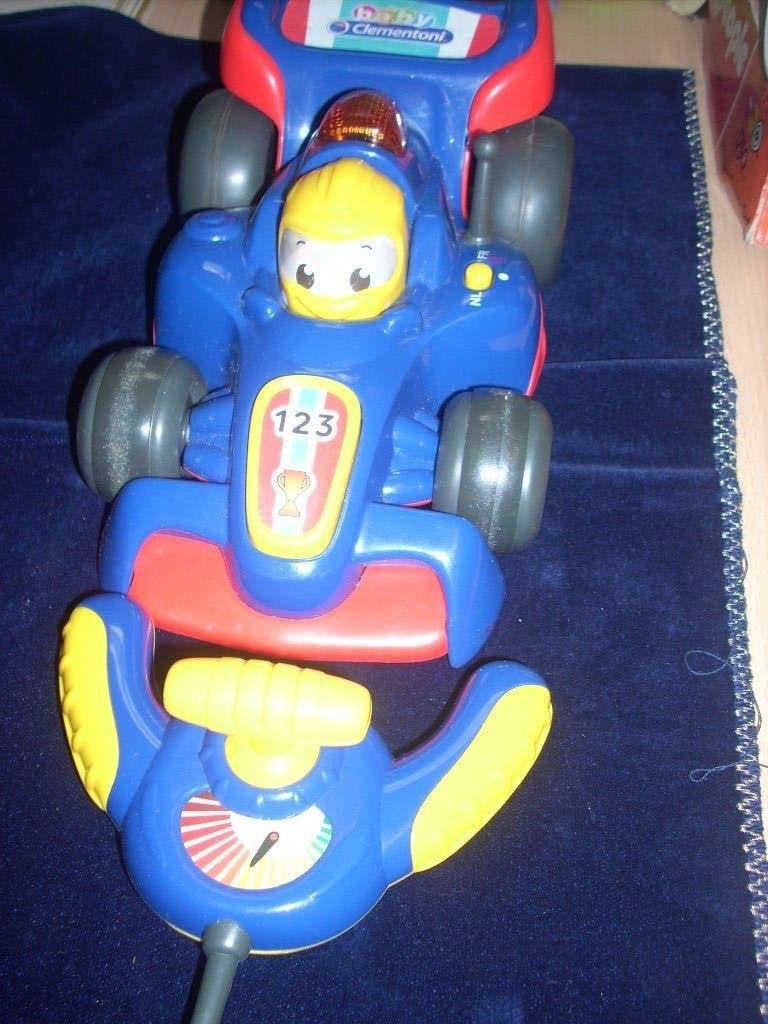 Baby Clementoni - 123 raceauto - Baby IR F1Car -, Ophalen of Verzenden, Gebruikt, Overige typen, Met wieltjes