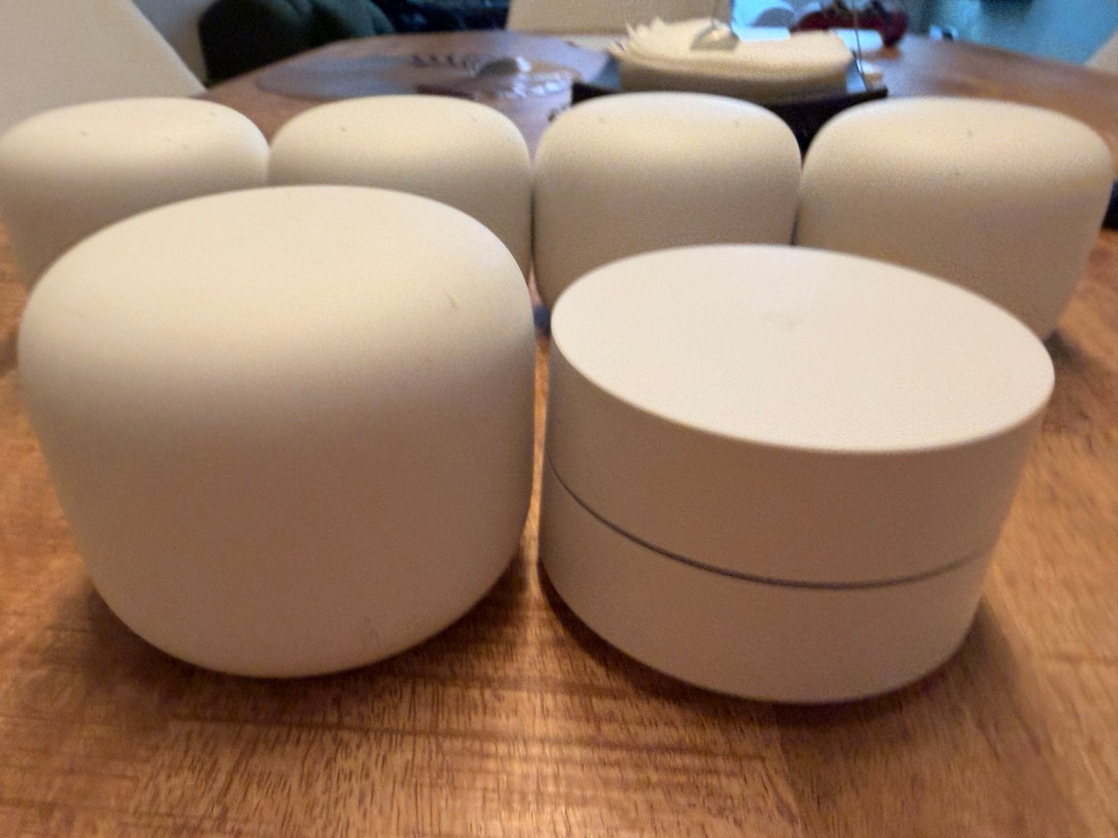 GOOGLE NEST WIFI MESH SET – 6 STUKS COMPLEET, Computers en Software, Ophalen of Verzenden, Gebruikt, Router
