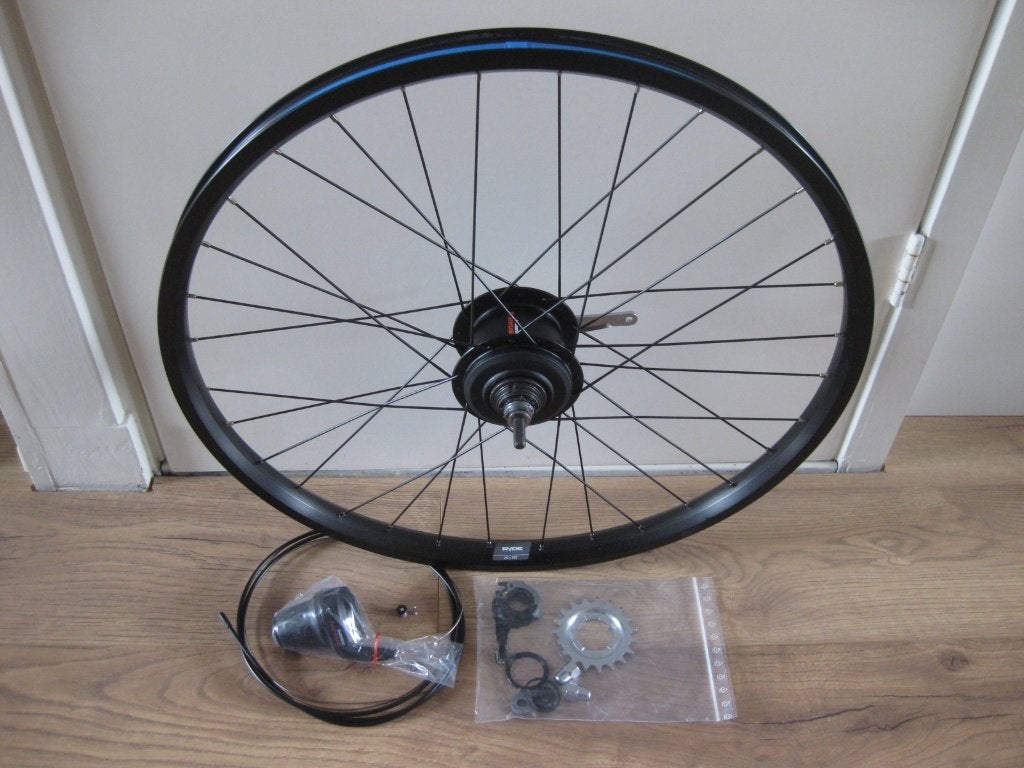 Achterwiel Nihola, 26 inch, Nexus 8, handgespaakt NIEUW!, Bakfiets, Nieuw, Aluminium, Shimano