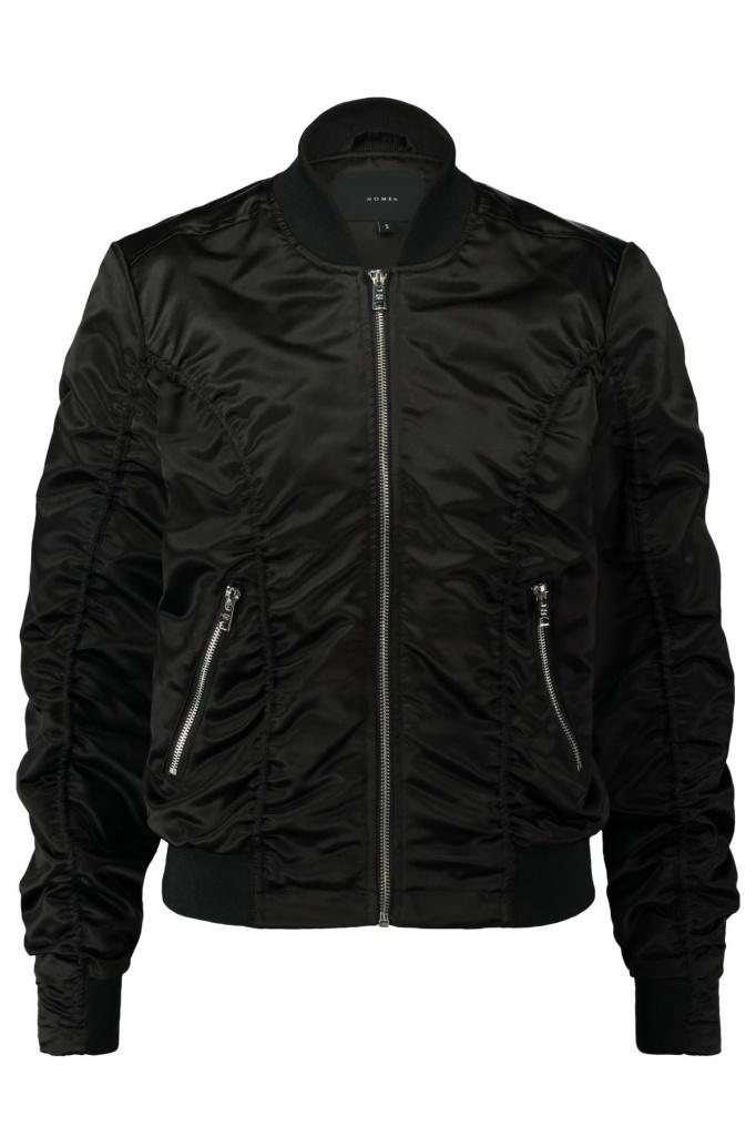 Nieuwe Dames Bomberjack - Zwart - Maat L, Verzenden, Nieuw, Maat 42/44 (L), Zwart