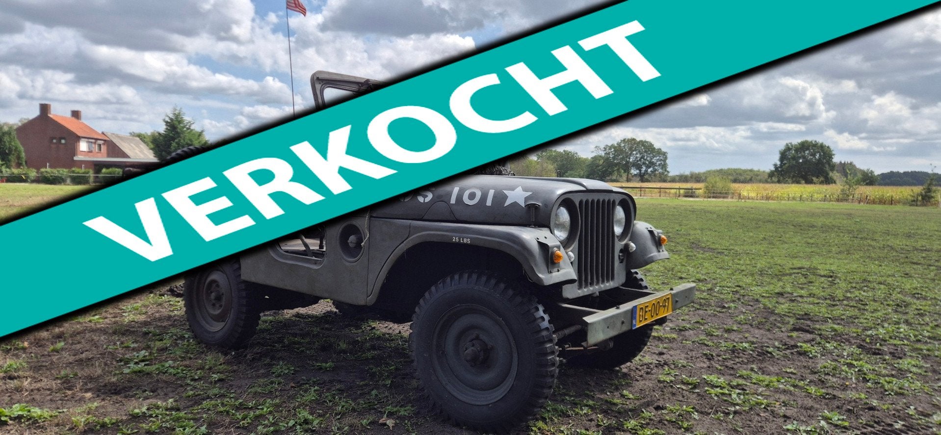 Nekaf M38a1 Legerjeep oldtimer militaire jeep - Willys jeep, Auto's, Overige merken, 86 pk, Overige carrosserieën, Geïmporteerd
