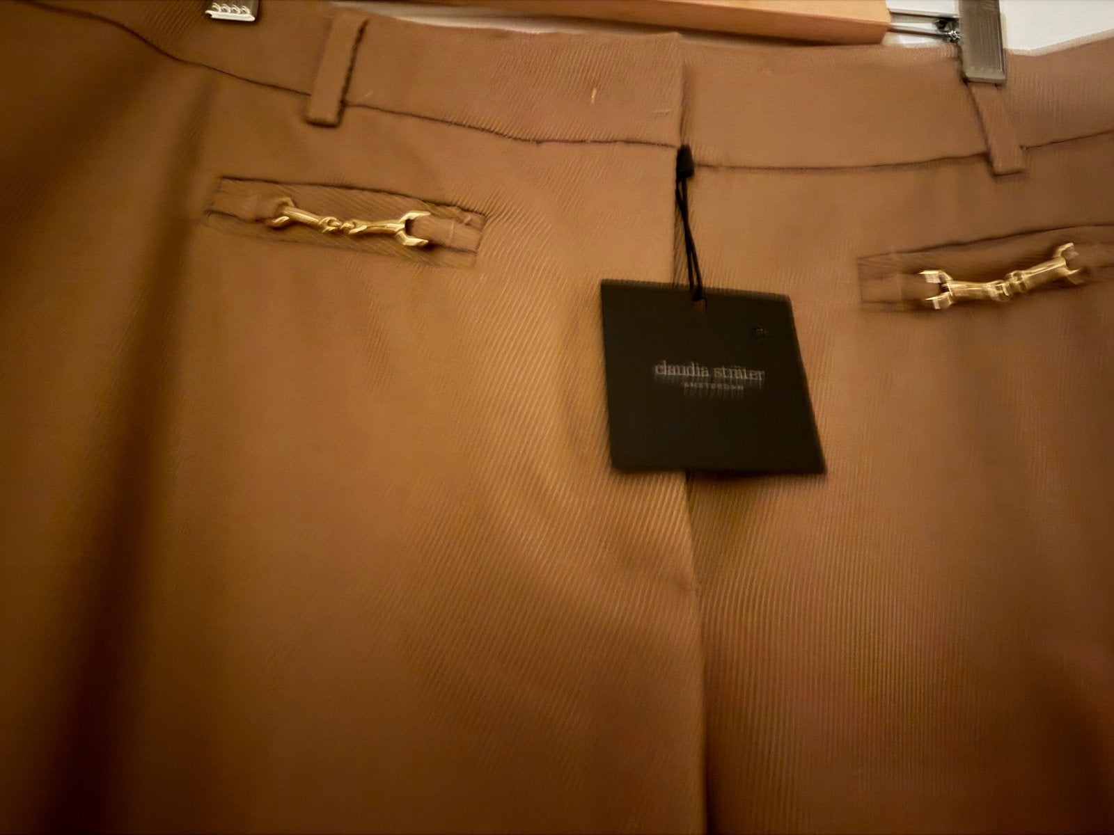 Nieuwe Claudia Sträter broek maat 46 met prijskaartje, Bruin, Maat 46/48 (XL) of groter, Nieuw, Ophalen of Verzenden
