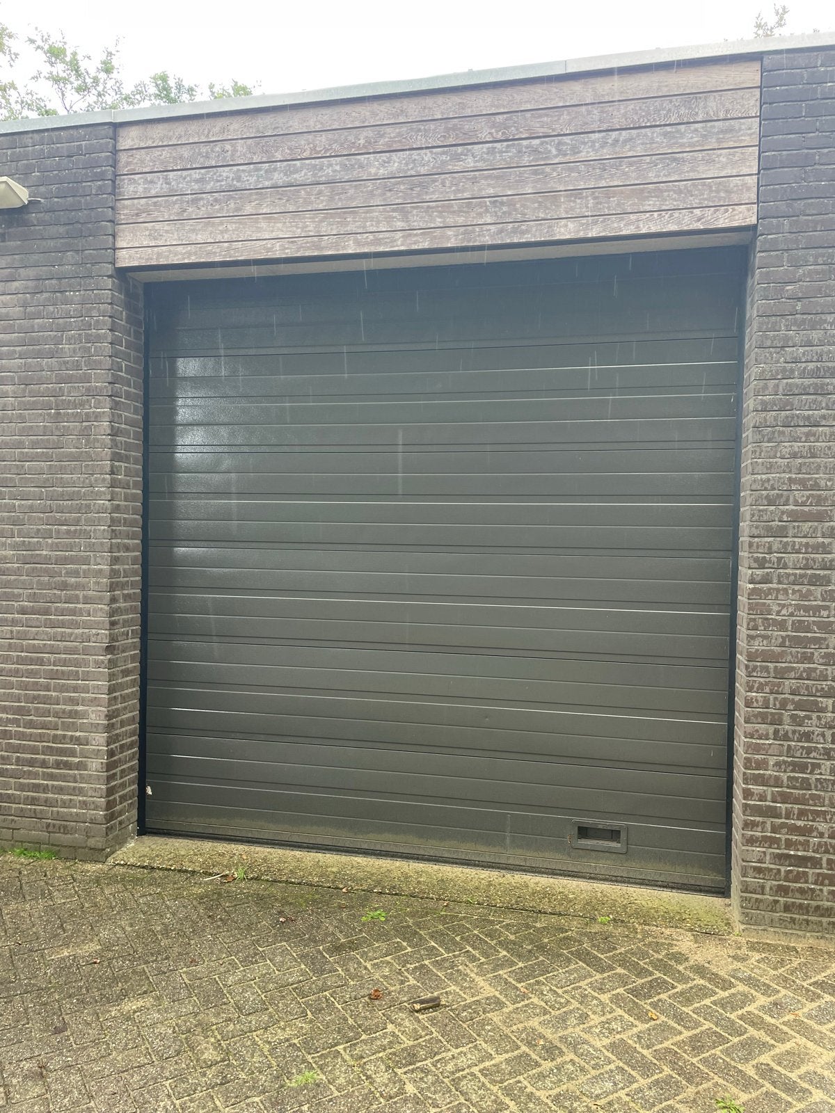 2x Crawford Overheaddeur Handbediend 3000x2950mm Laag Systee, Ophalen, Gebruikt, Garagedeur, Metaal