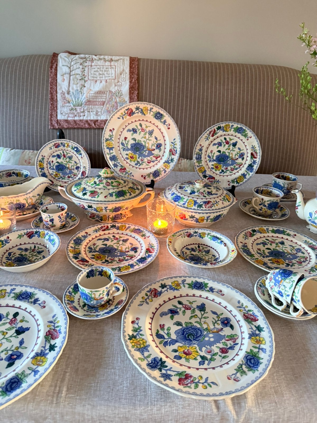 Mason’s Regency 86dl compl antiek servies uit 1910, Ophalen