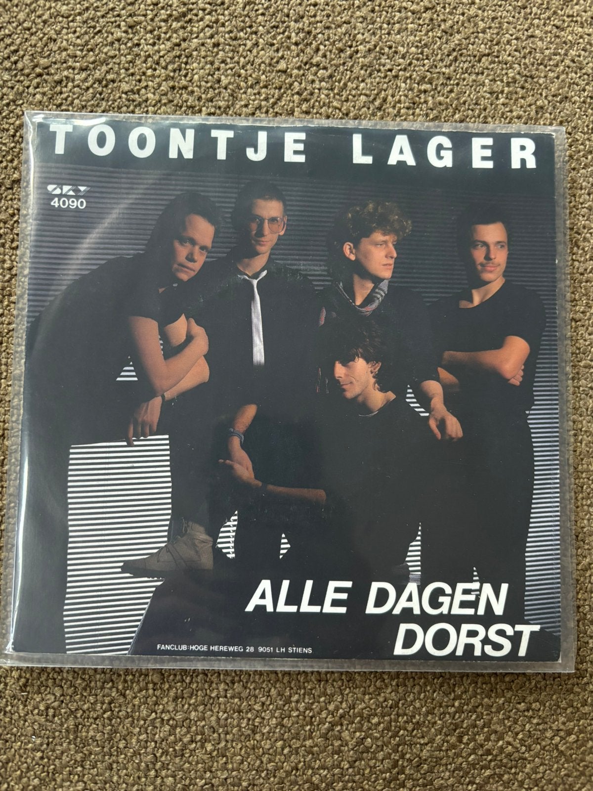 Toontje Lager - Alle dagen Dorst, Ophalen of Verzenden, Gebruikt, 7 inch, Nederlandstalig