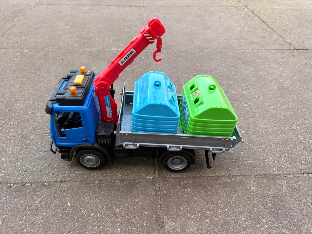 Dickie Toys City Recycling Truck, Ophalen of Verzenden, Gebruikt