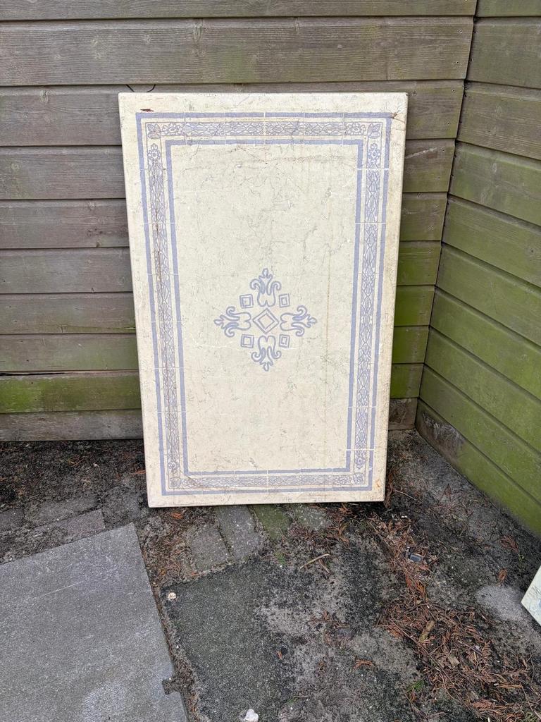 Decoratieve terrastegels en natuursteen tegels, Tuin en Terras, Ophalen, Zo goed als nieuw, Rechthoekig, Hout
