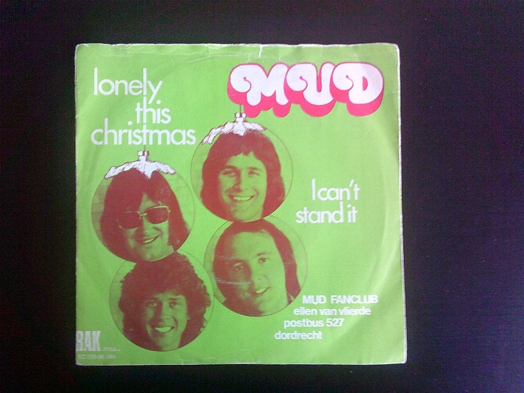 Mud - Lonely This Christmas / I Can't Stand It (1974 ), Gebruikt, 7 inch, Ophalen of Verzenden, EP