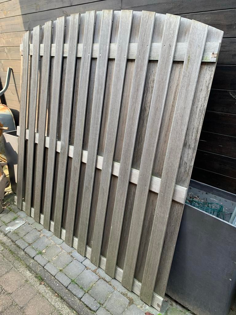 Houten schuttingdeel met toog, 1 tot 2 meter, Minder dan 3 meter, Ophalen of Verzenden, Zo goed als nieuw