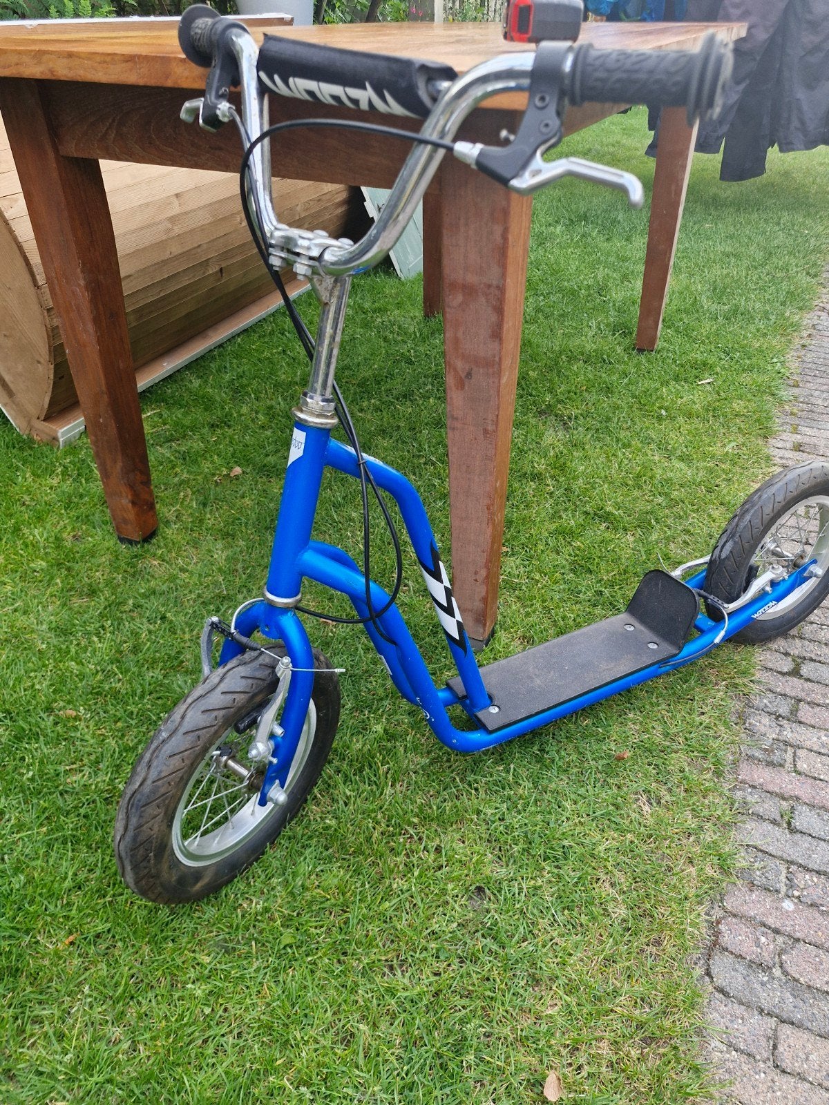 Kinderstep Wzoom blauw - Gebruikt, Fietsen en Brommers, Ophalen of Verzenden, Gebruikt, Gewone step, Wzoom