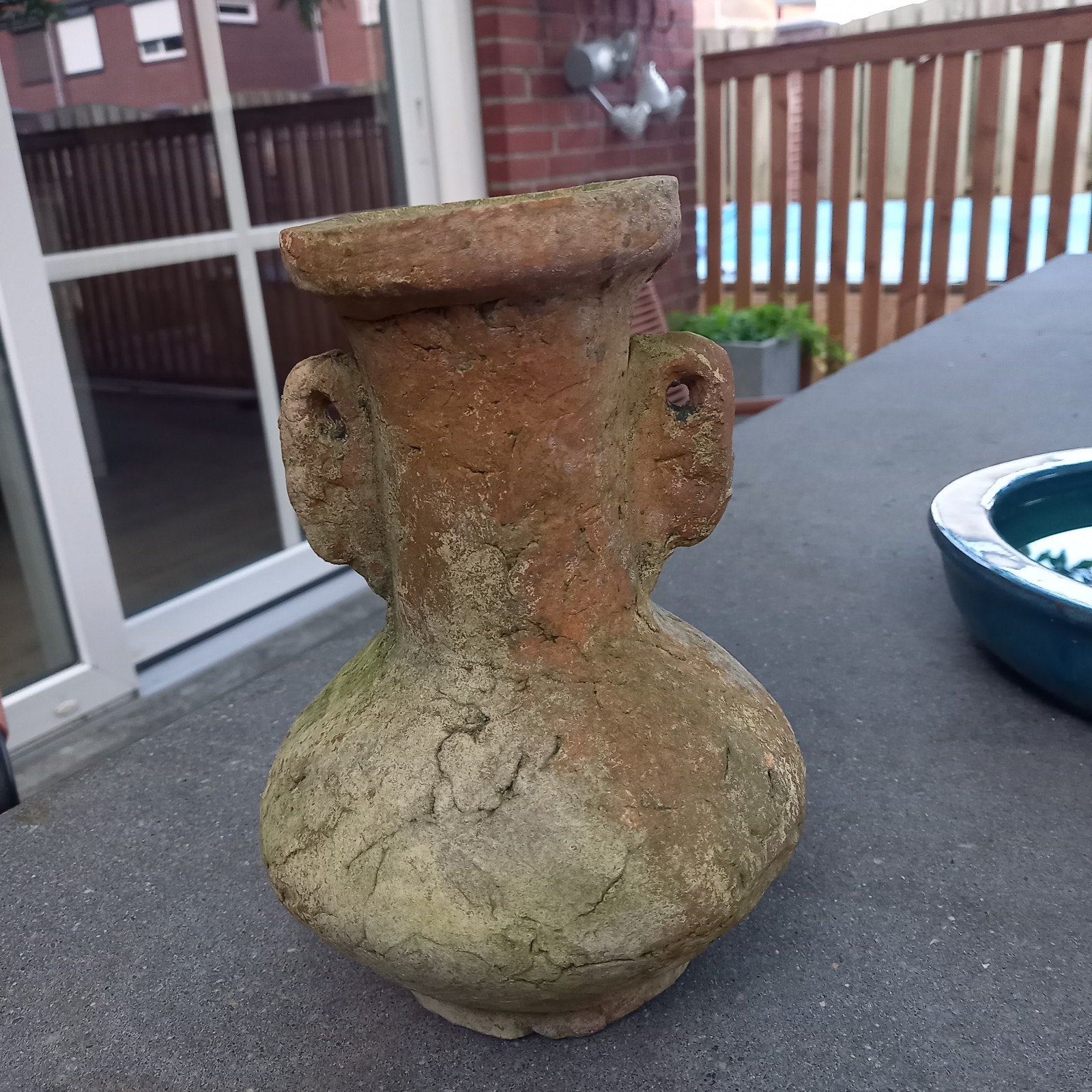 Rustieke terracotta amfoor of kruik, Antiek en Kunst, Ophalen of Verzenden