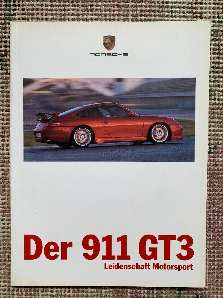 Brochure folder Porsche 911 996 GT3 1999 nieuw!, Porsche, Nieuw, Ophalen of Verzenden, Porsche