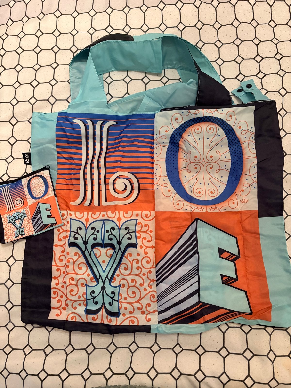 Loqi Love Opvouwbare Shopper - Zo goed als nieuw, Ophalen of Verzenden, Zo goed als nieuw, Overige kleuren, Shopper