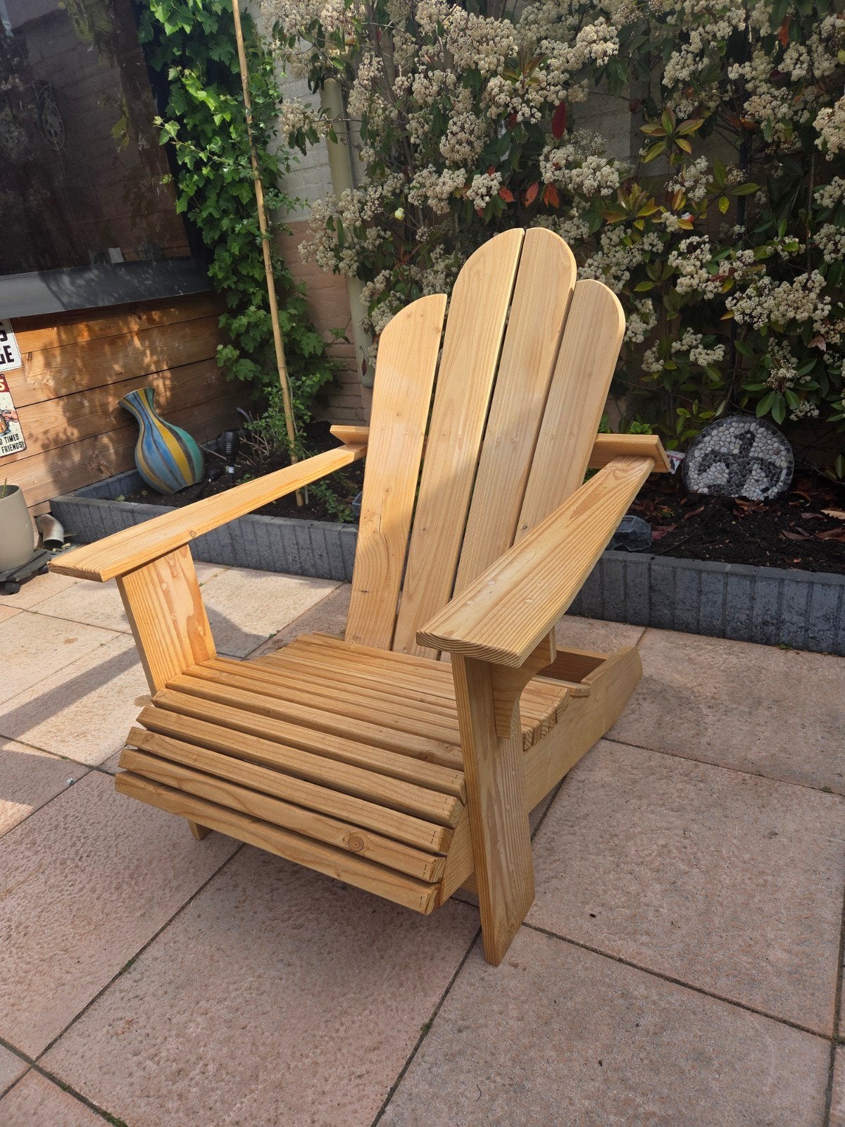 Adirondack stoel van douglas hout, Tuin en Terras, Tuinstoelen, Ophalen, Nieuw, Hout
