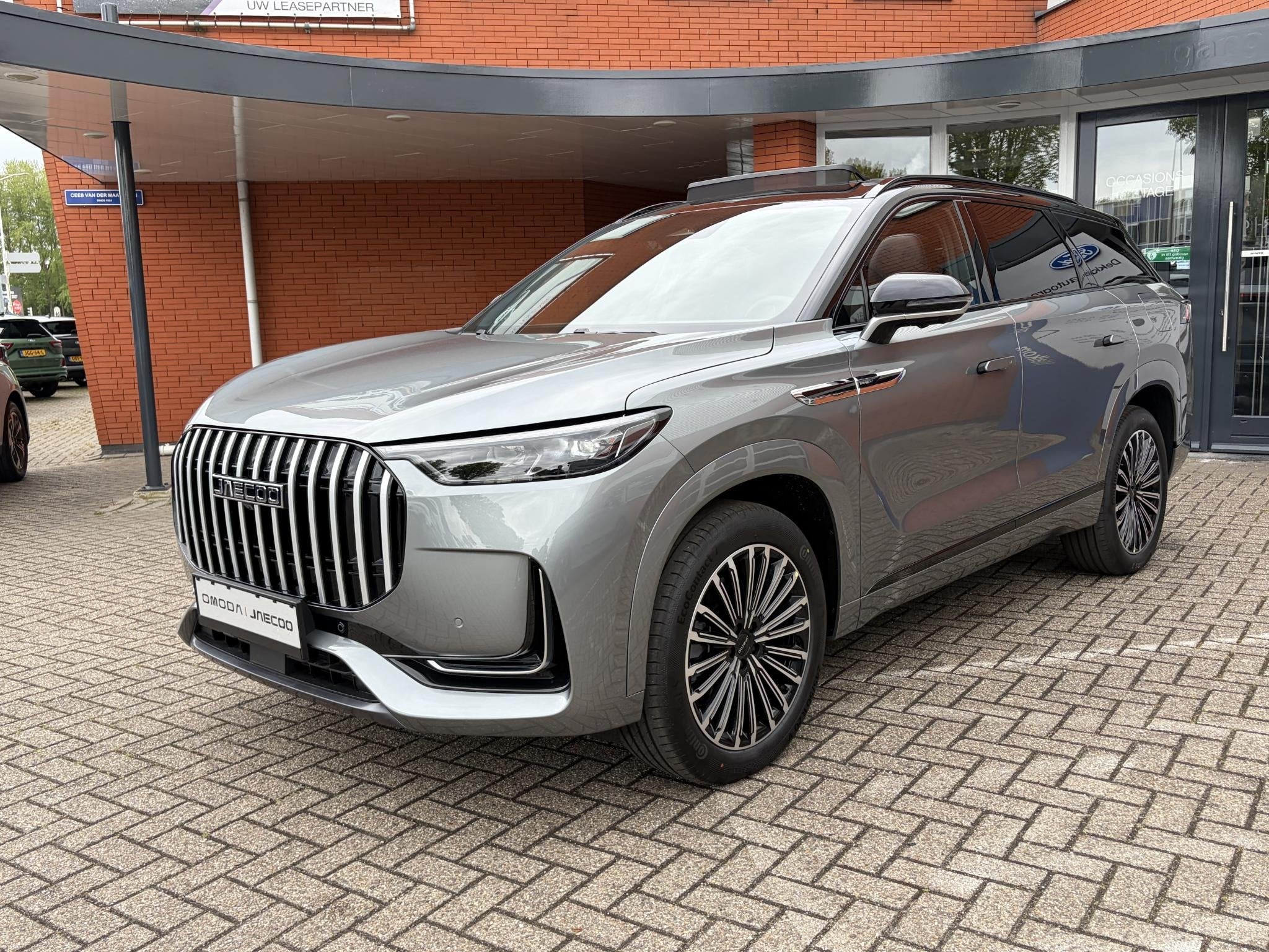 JAECOO 8 - PHEV - 7 PERSOONS - 7 JAAR GARANTIE., Auto's, Automaat, Stof, Bedrijf, Nieuw