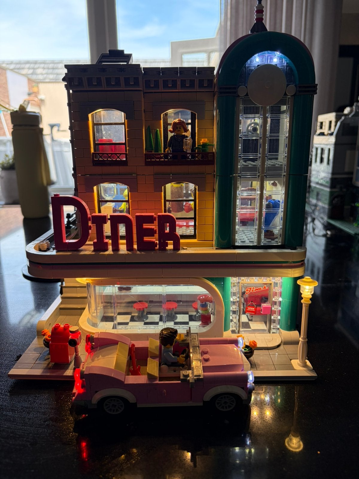 LEGO Creator Expert Downtown Diner 10260, Ophalen, Zo goed als nieuw