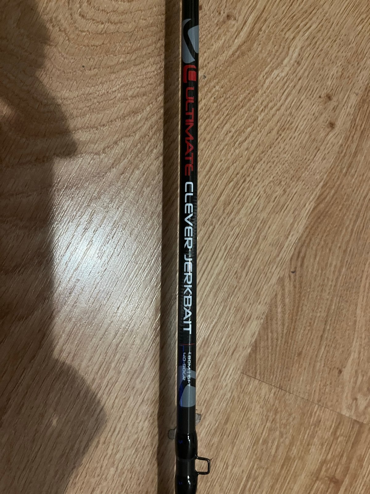 Ultimate Clever Jerkbait Werphengel met Cast Star Molen, Ophalen, Zo goed als nieuw, Complete hengel