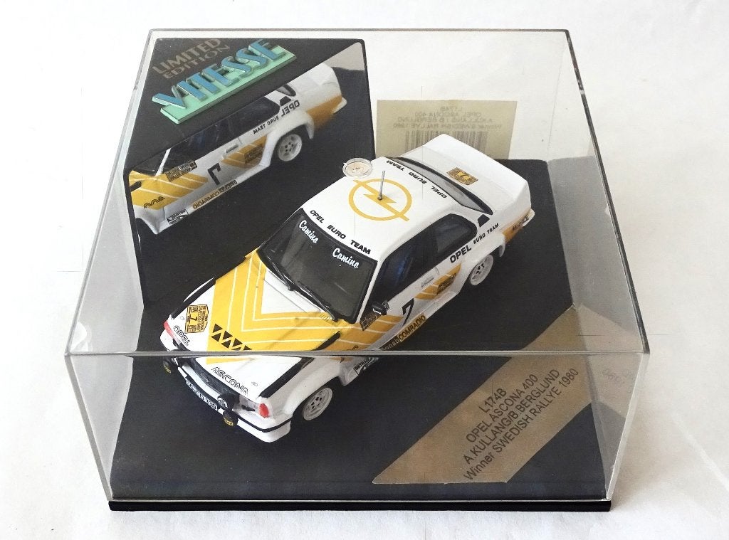 Vitesse L174B opel Ascona Rally Zweden 1980 Winner, Ophalen of Verzenden, Gebruikt, Auto, Overige merken