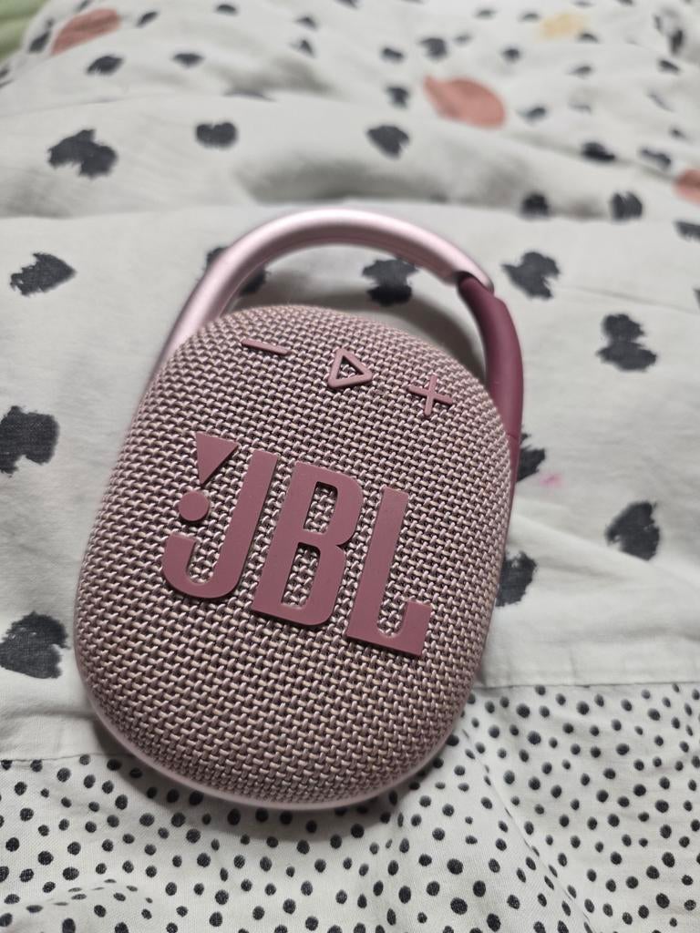 JBL Clip 4 Draagbare Bluetooth Speaker - Roze, JBL, Overige typen, Ophalen of Verzenden, Zo goed als nieuw