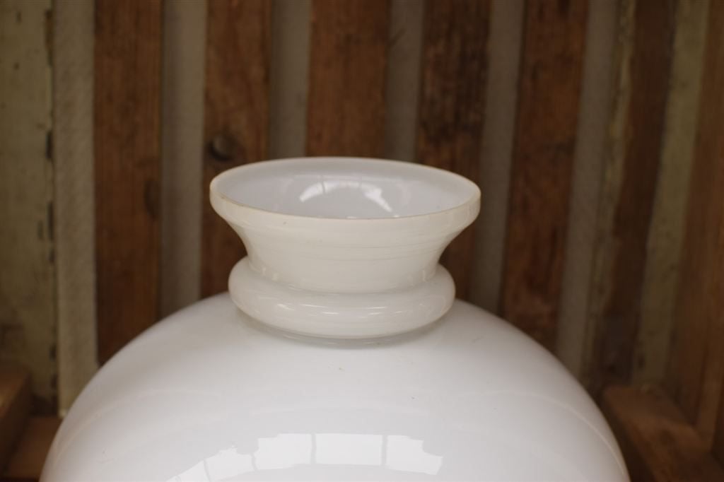 Opaline Lampenkap 46134, Gebruikt, Wit, Rond, Ophalen of Verzenden